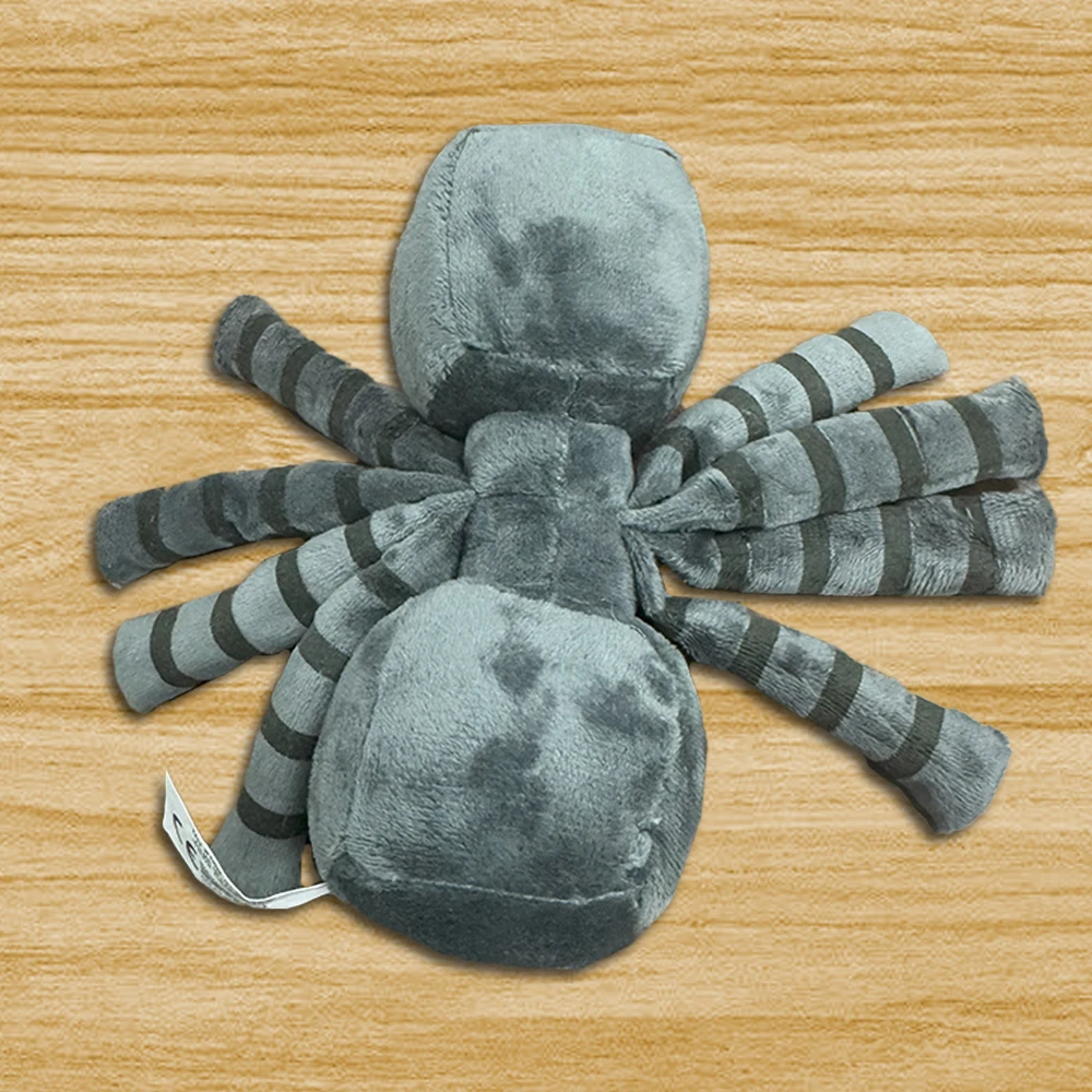 MINISO 16 cm Grijs MC Spider Pluche Knuffels Game MC Spider Pluche Zachte Dieren Speelgoed Pop voor Kinderen Kids geschenken