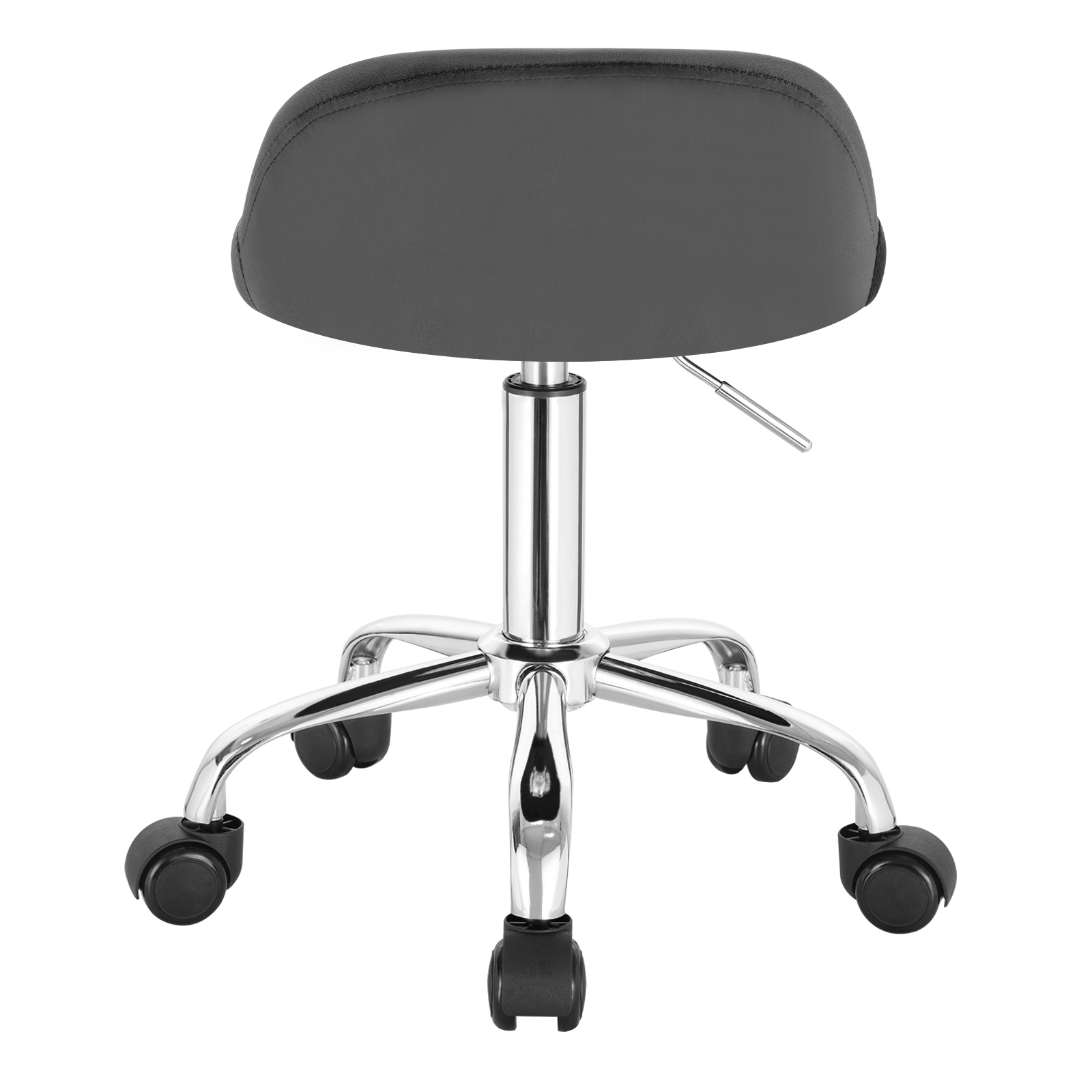WOLTU – tabouret de bureau pivotant avec roulettes, chaise d'ordinateur réglable en hauteur avec dossier bas, tabouret de travail à bascule