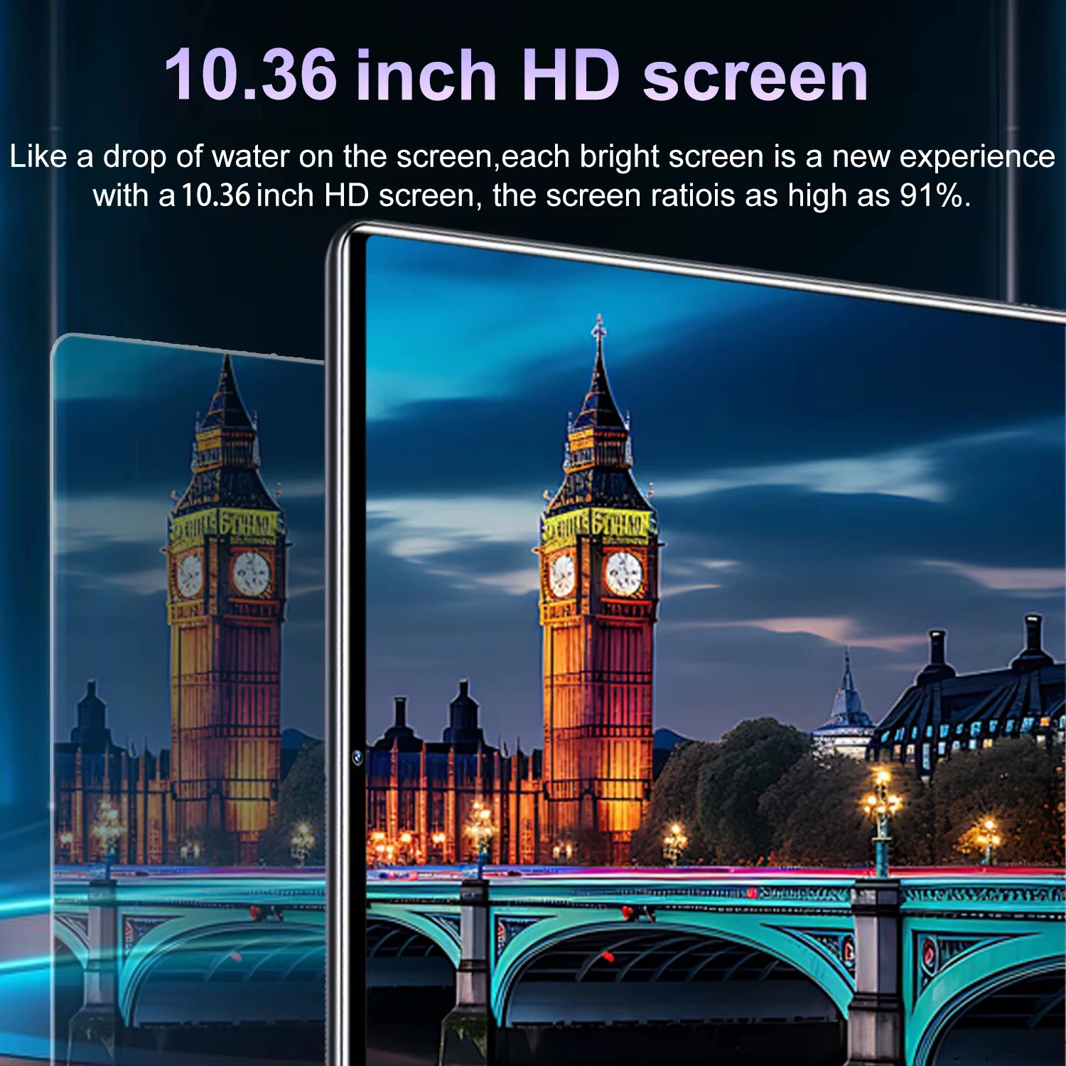 2025 Global Version 10.36Inch Android 13.0 Tablet Android 16GB RAM 1TB ROM 16MP 32MP 12000mAh 10-Core Network Bluetooth 5G WiFi