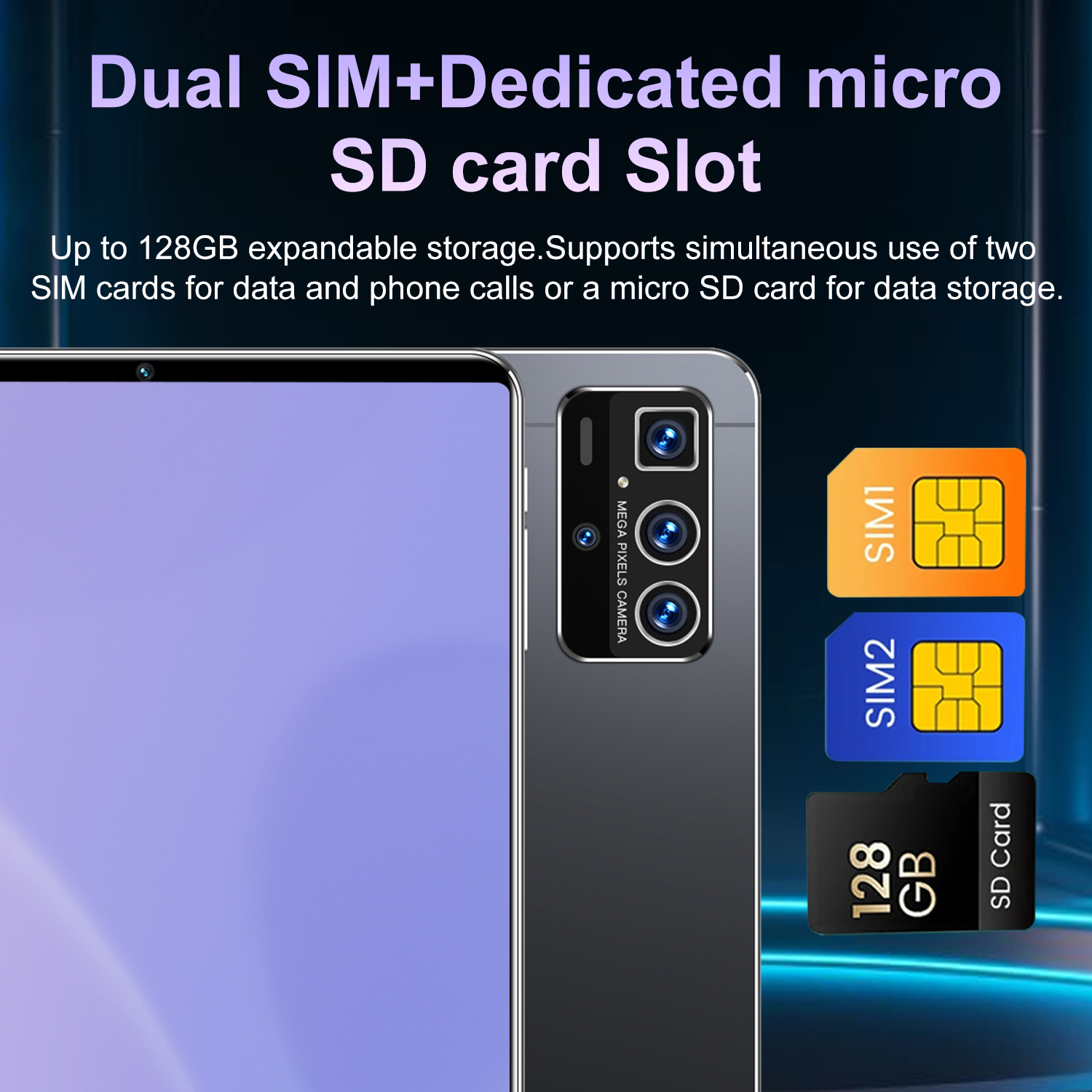 2025 5G Original 11.6inch 16GB RAM 1TB ROM Tablet Android13.0 12000mAh 10core WIFI Bluetooth Network large screen Office Study