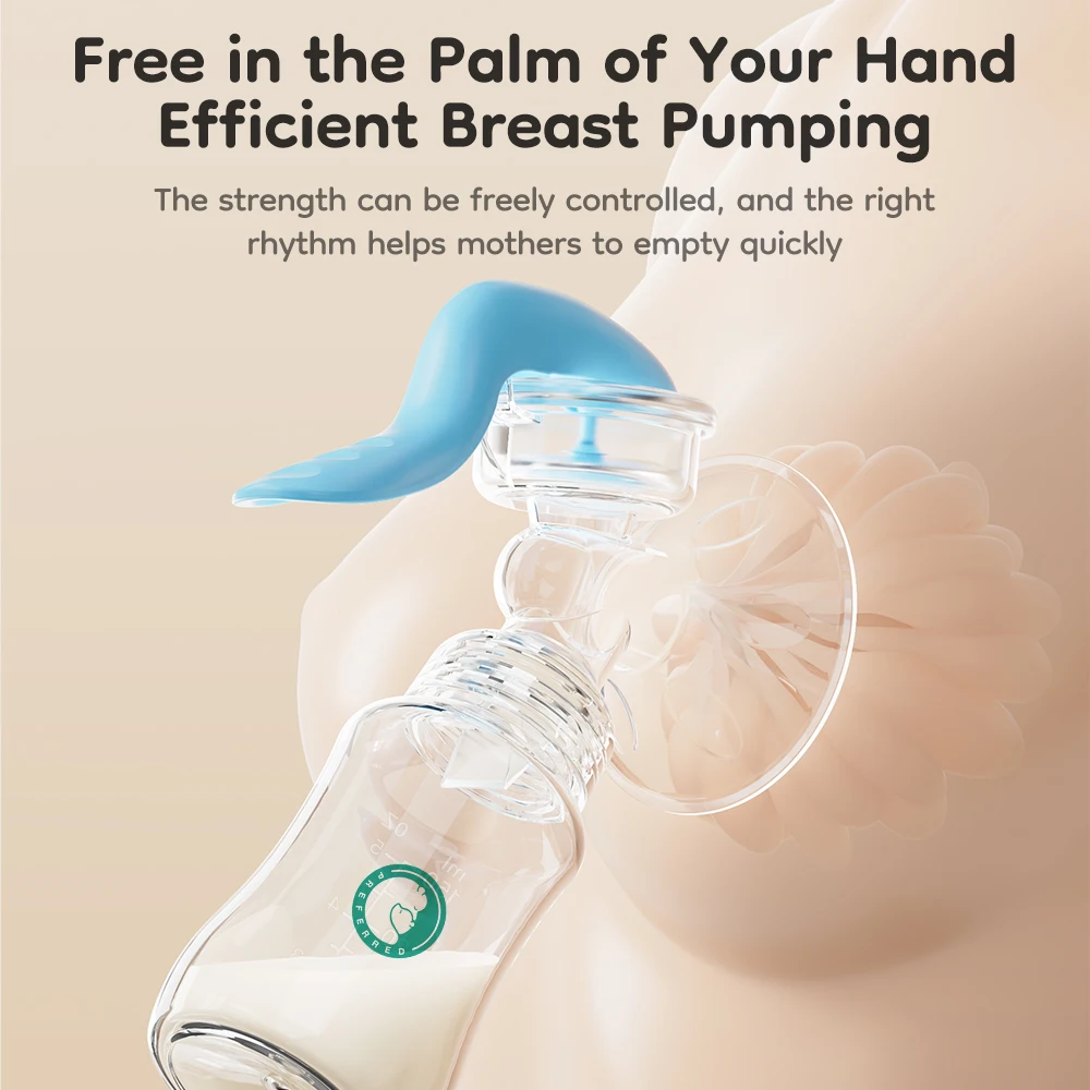 MAMIJOY tire-lait manuel nouveau-né mamelon aspiration pompe à lait alimentation seins pompes bouteille de lait sucer fournitures post-partum MB7