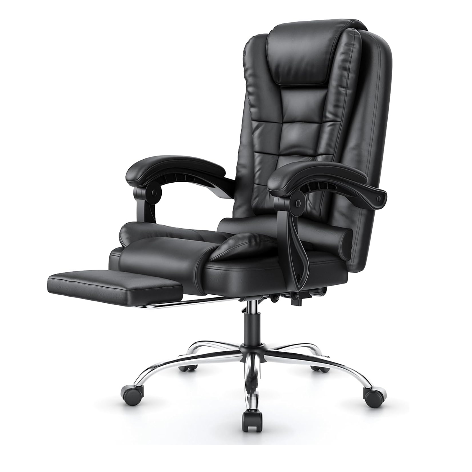 Executive Office Chair Footrest High Back Desk Chair Ergonomic Recliner Computer Chair Gaming Chair Duty for Home