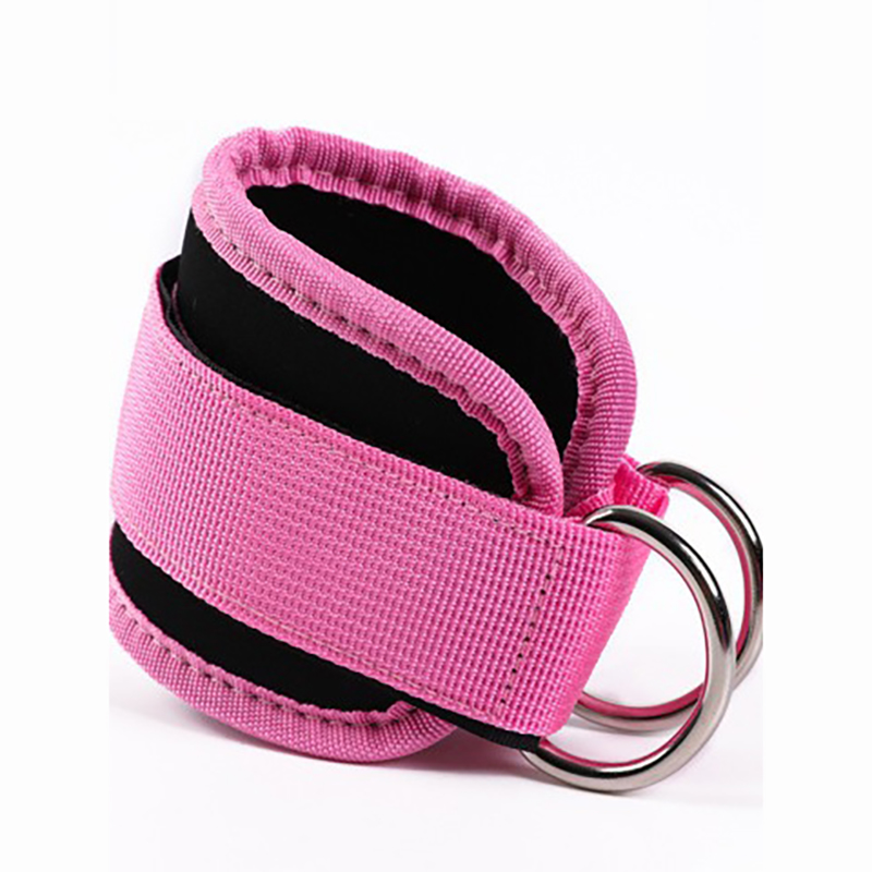 Correas de tobillo para Fitness, puños de soporte ajustables con anillo en D, ejercicios de piernas para gimnasio, entrenamiento, protección deportiva, abductores de seguridad