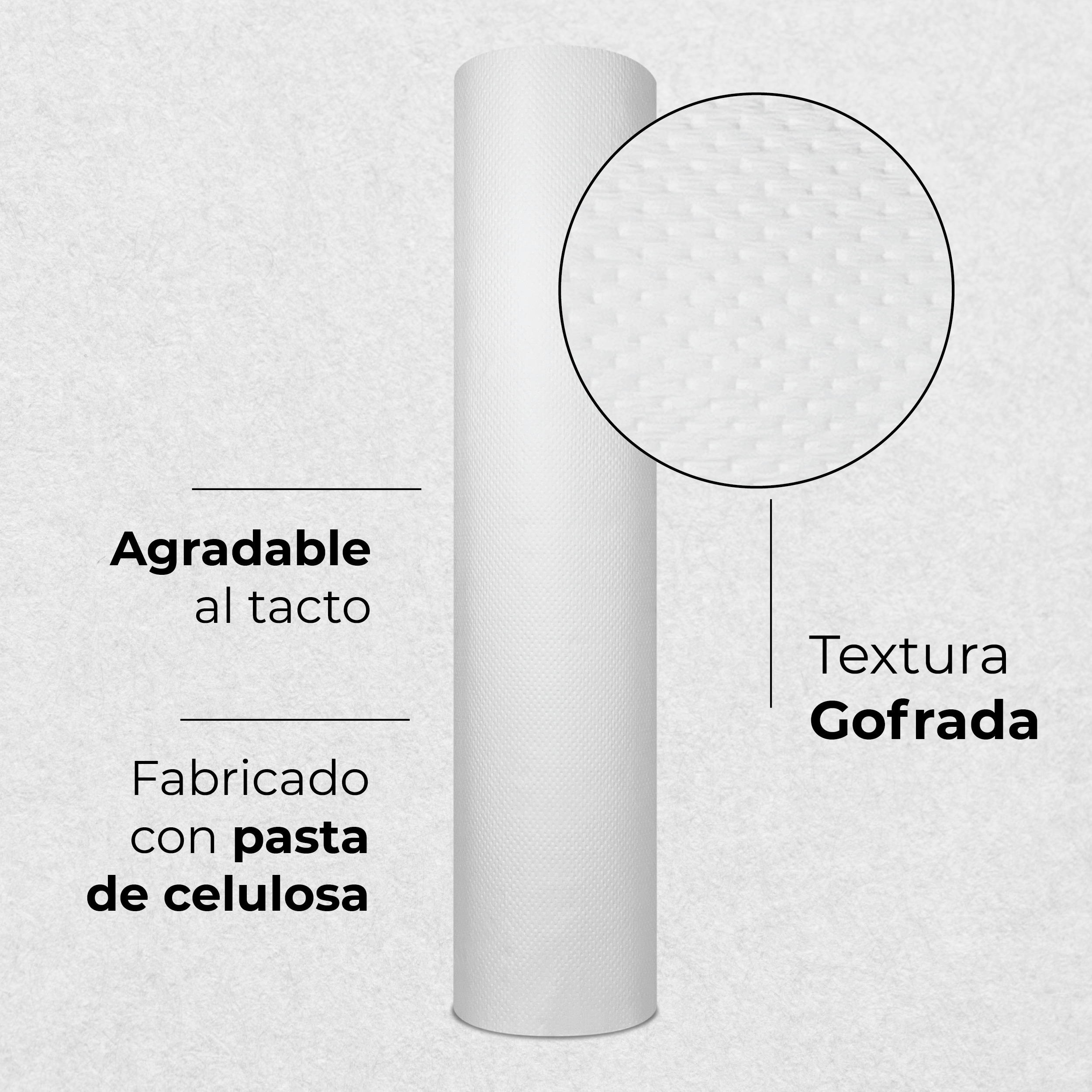 Maca do papel do rolo da massagem, Pre-corte cada 40 cm, 60 cm x 65 m