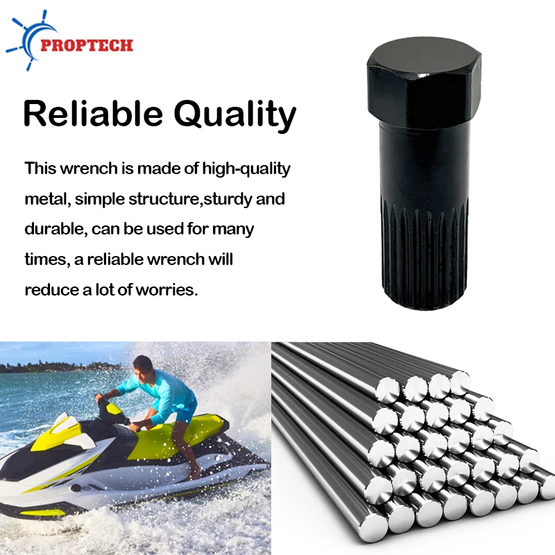 Ferramenta de chave estriada para remoção de instalação de impulsor Sea-Doo WR011 compatível com GTX/RXP/GTS/WAKE/GTX/GTI 4-Tec 130 155 170 185 HP