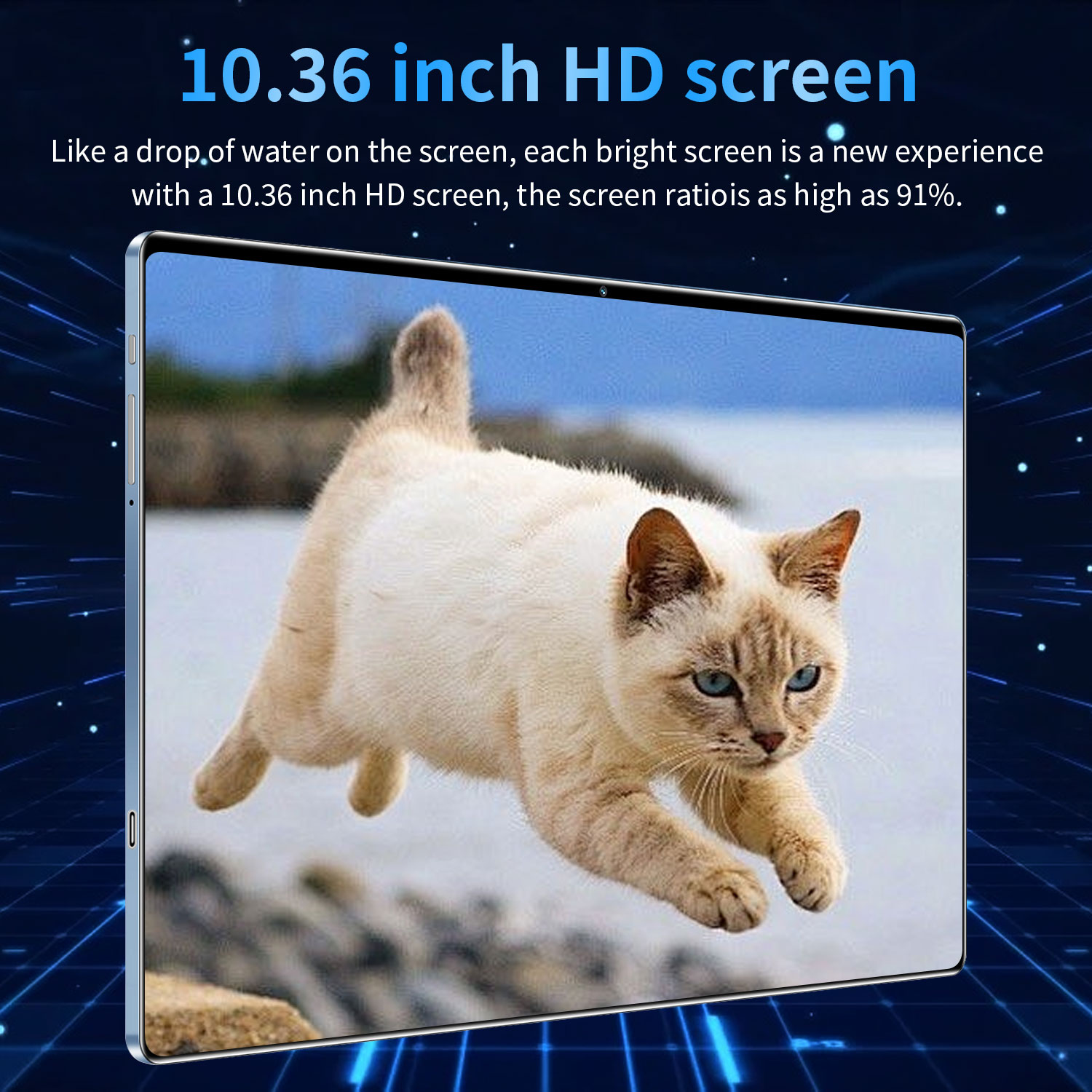 Tablet Android 2025 5G  New 10.36Inch Tablet Android 16GB RAM 1TB ROM 12000mAh MTK6797 10-Core Android 13 WiFi Dual SIM Network