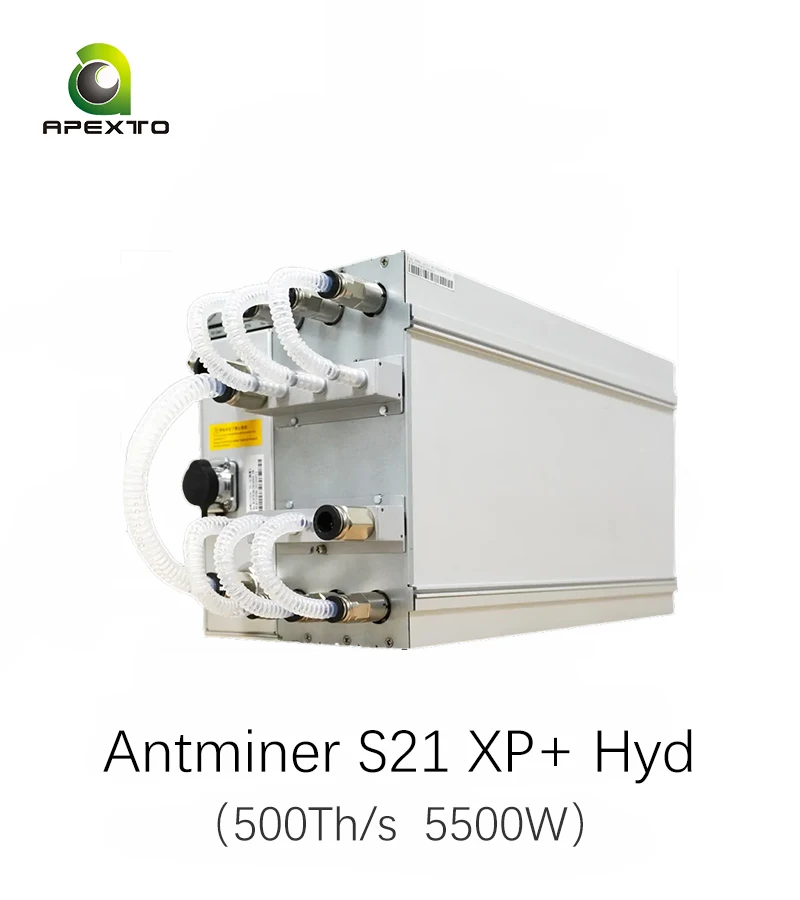 Oryginalny Bitmain Antminer S21 XP + Hyd 500Th/s 5500W koparka bitcoinów chłodzenie wodne kupić 2 dostać 1 za darmo