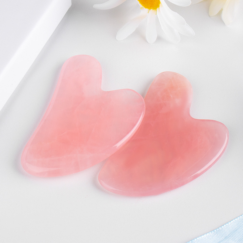 Natürliche Harz Jade Stein Gua Sha Gouache Schaber Massagegerät für Gesicht Körper Gesichts Haut Heben Falten Entfernen Schönheit SPA Pflege Werkzeuge