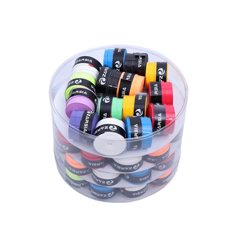 60 pièces ZARSIA collant anti-dérapant raquette de Tennis poignée sueur Badminton poignées raquette de Tennis surgrips