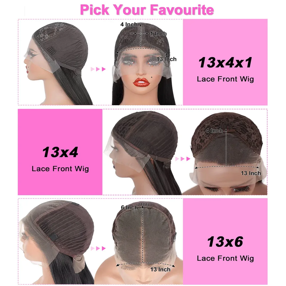 Peruca de renda reta com corte em camadas, pré-selecionado, sem cola, 13x4, para mulheres, corte de cabelo de borboleta, peruca de cabelo sintético