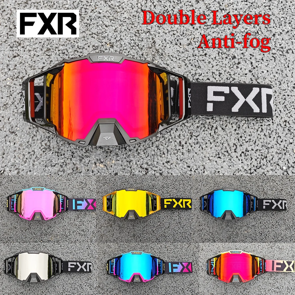 FXR Moto Goggles Combat MX Riding Glasses Men Women Off-Road Helmet Goggles Anti-fog Ski Motocross Goggles Motorcycle Goggles