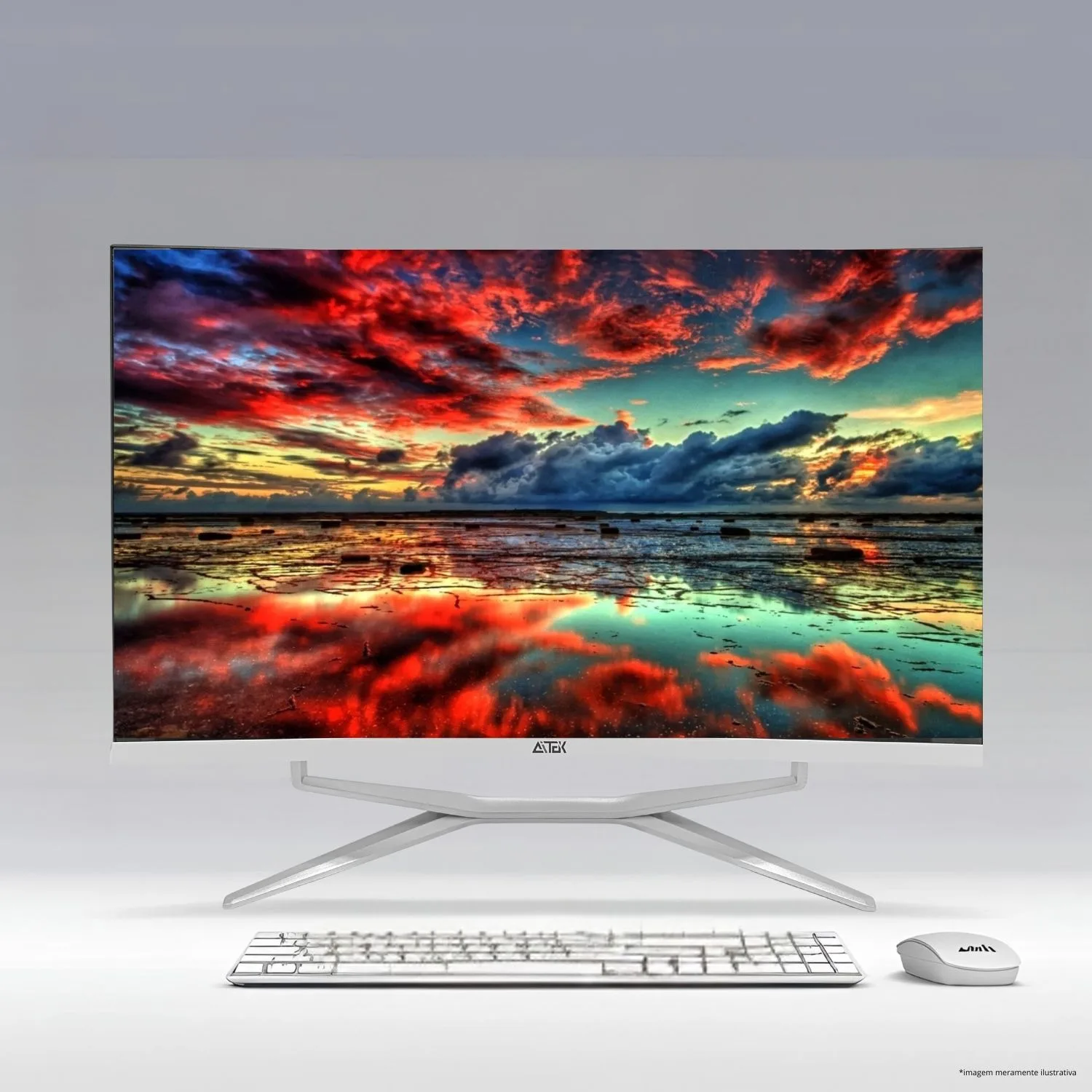 Computador Curvo 27", I5 16GB RAM, DDR3 512GB, ALL IN ONE Tela Full HD 75Hz 5ms