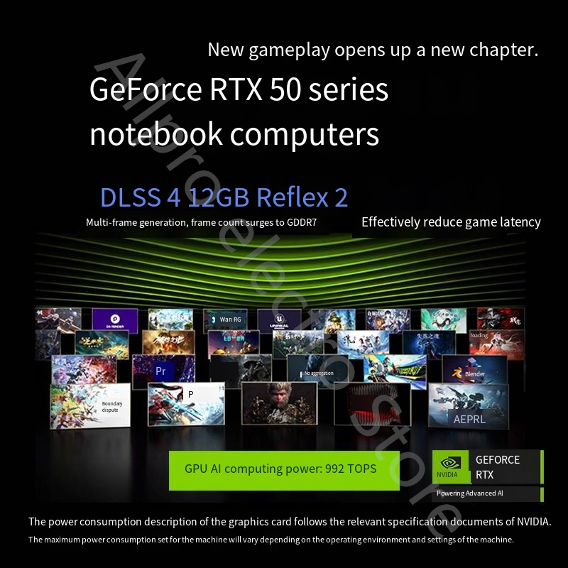 2025 nouveau Intel Core I9 14900Hx/13900Hx I7-14650Hx I5-13500Hx Rtx 5060/5070/5070Ti 2.5K 180Hz/300Hz ordinateur portable de jeu 2Xddr5 5600Mhz 2Xpcie4.0 Ssd Windows11 Pc