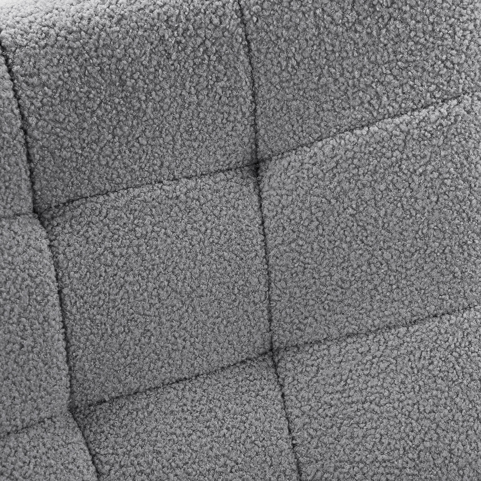 Cadeira de balanço moderna com encosto alto e braços, cadeiras confortáveis adequadas para sala de estar, quarto e pátios - Cinza