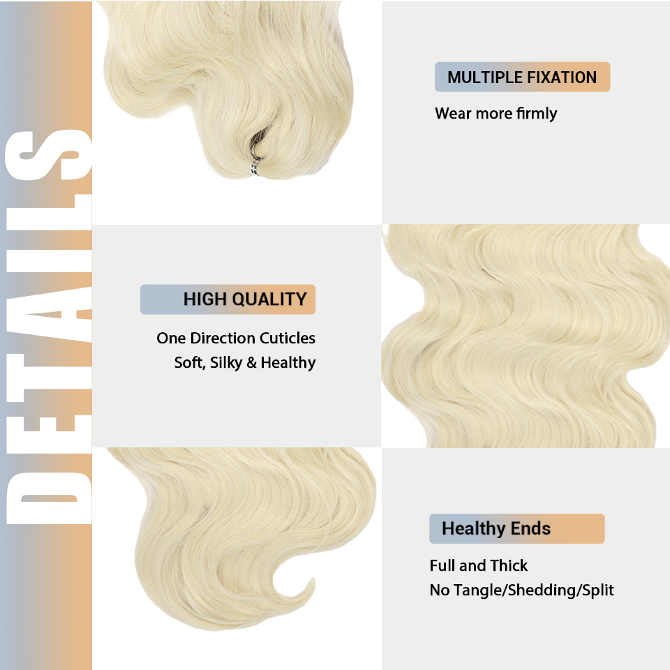 合成かぎ針編みのヘアエクステンション,自然な髪,柔らかく波状の髪,ブロンド,コスプレ,日常使用,24インチ,3ユニット