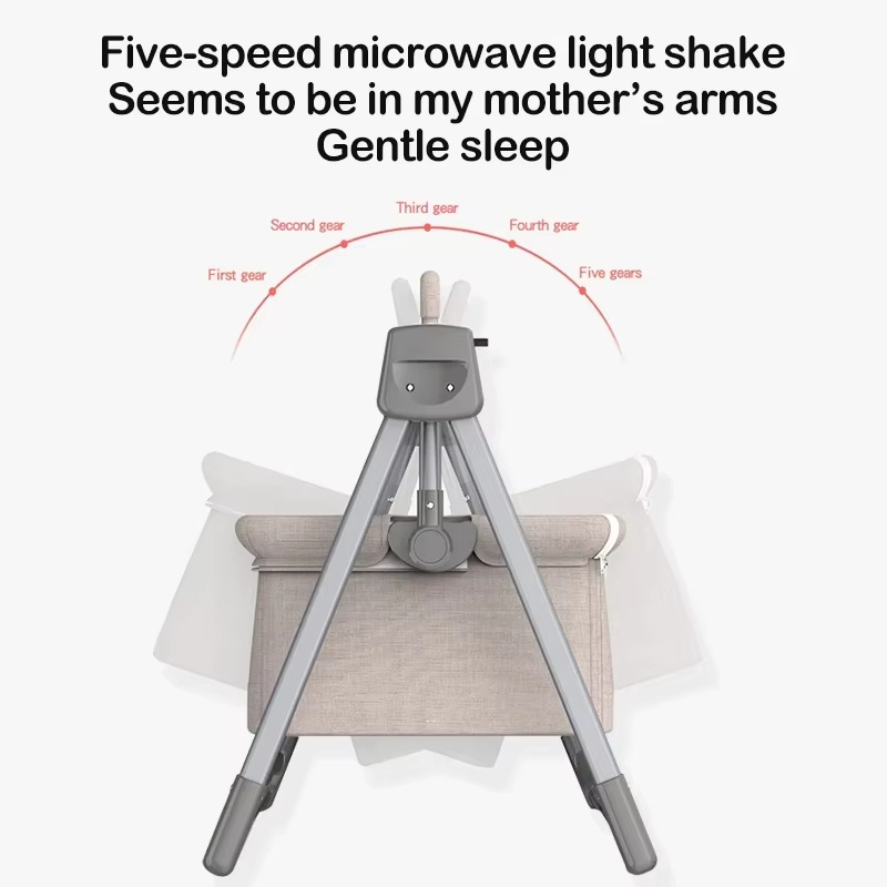 Cuna mecedora eléctrica para bebés, cama para bebés, mecedora, silla rebotadora, cunas para bebés, nuevo