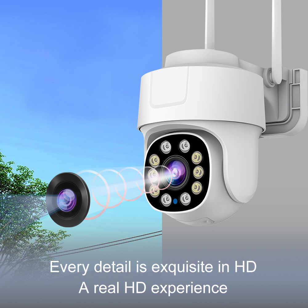 10X PTZ Zoom Wifi Camera Tuya Smart Outdoor Home Security Video Surveillance 5MP Wireless IP Cameras AI Automatic Human Tracking