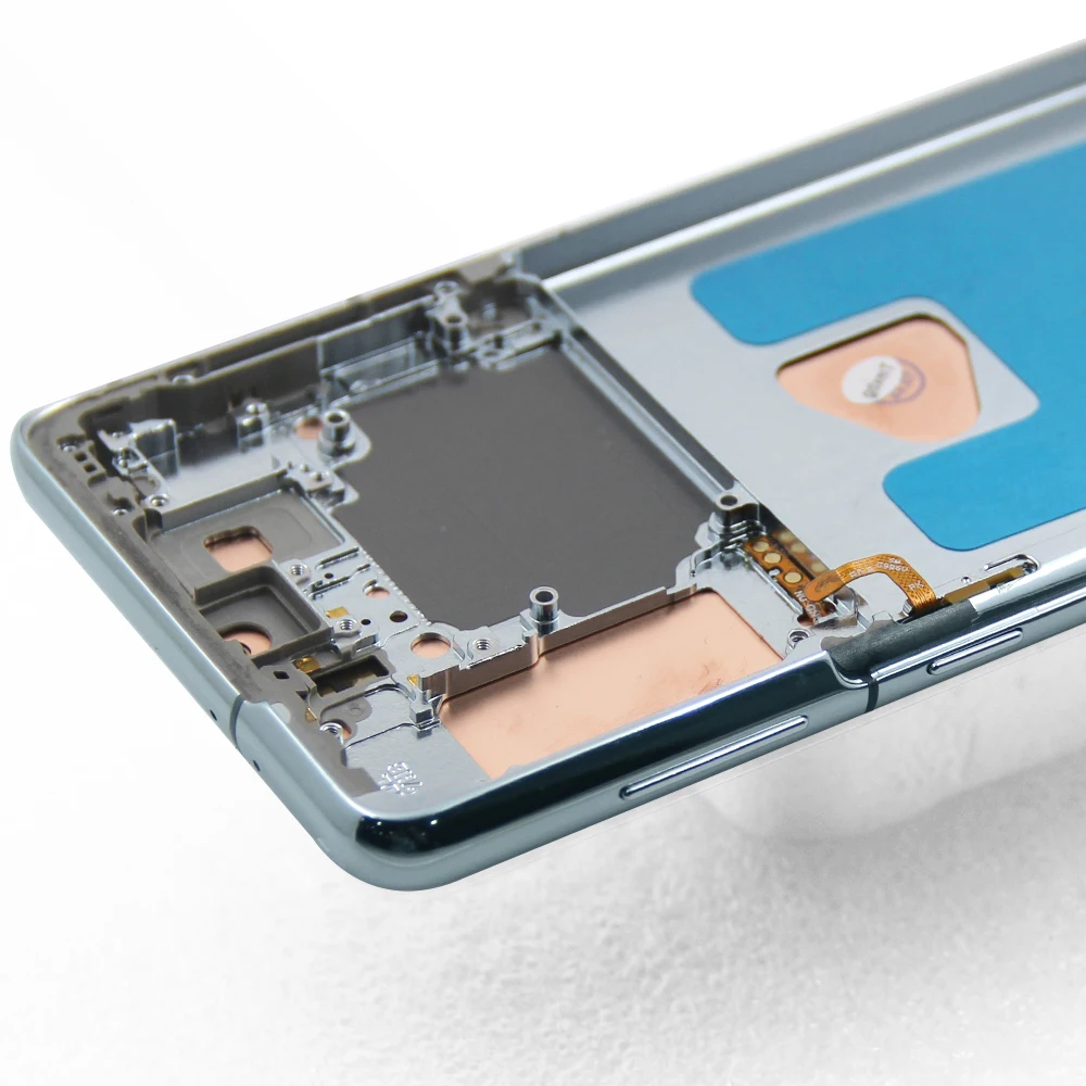 Para amoled para samsung s21 plus display lcd tela de toque digitador assembléia para s21 + g996b SM-G996B/ds lcd com quadro