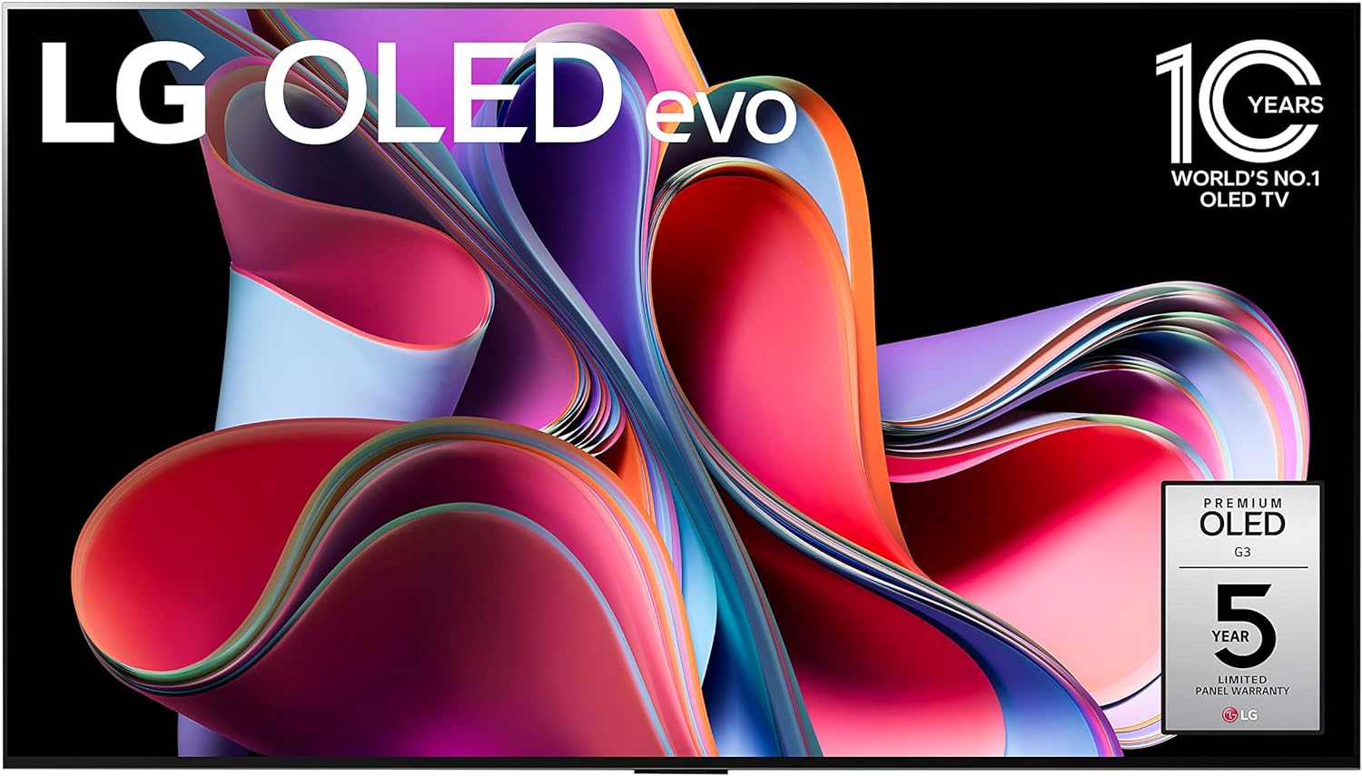 2023 G3 OLED77G3PUA 77-Inch Class 4K Processor Smart Flat Screen TV for Gaming with Magic Remote AI-Powered Gallery Edition 2023