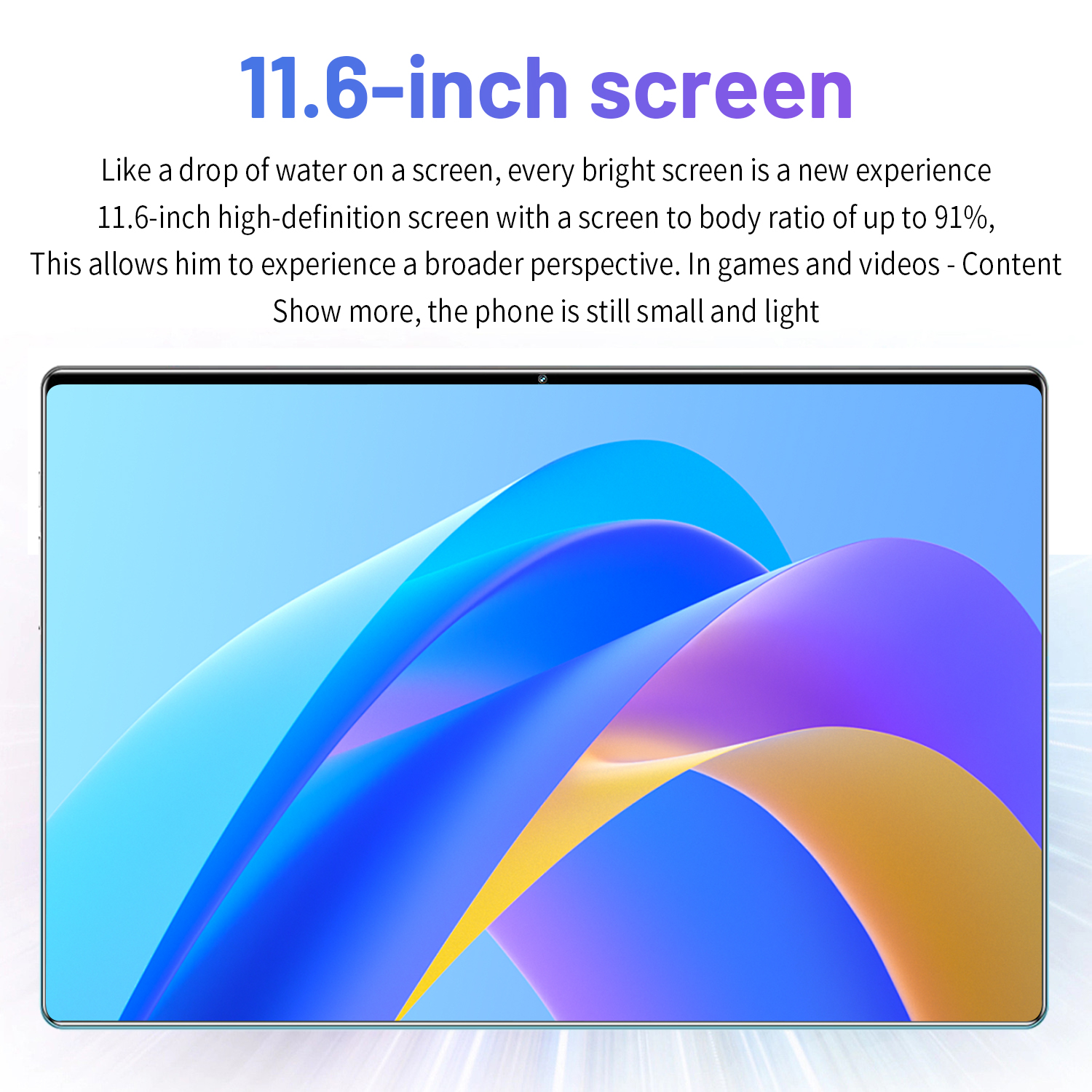 2025 nueva tableta 5G 11,6 pulgadas Android 13,0 Phablet MTK6797 16GB RAM 1TB ROM Tablet PC cámaras duales tarjeta sim Dual Wifi tipo c