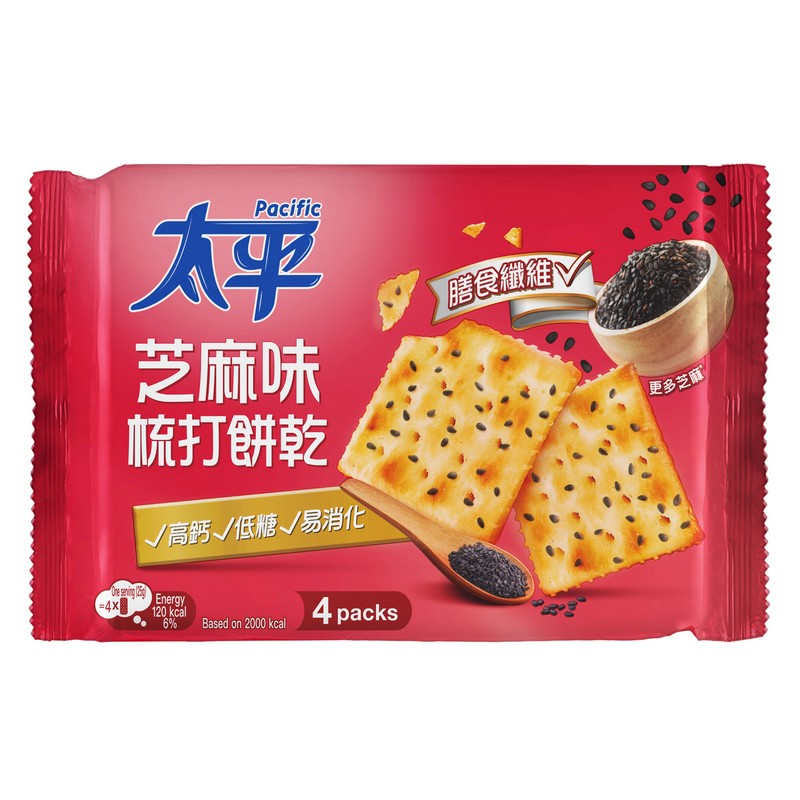 Taiping  Soda Biscuits Sesame 100g*5bag