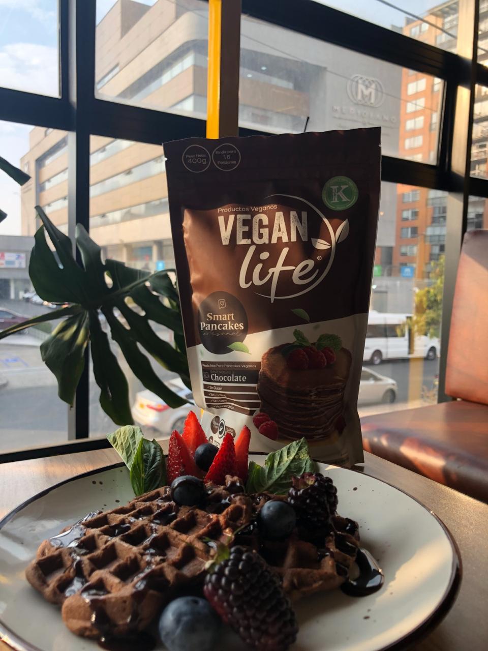 (2packs) Vegan Life Smart Pancakes Chocolate 14 oz