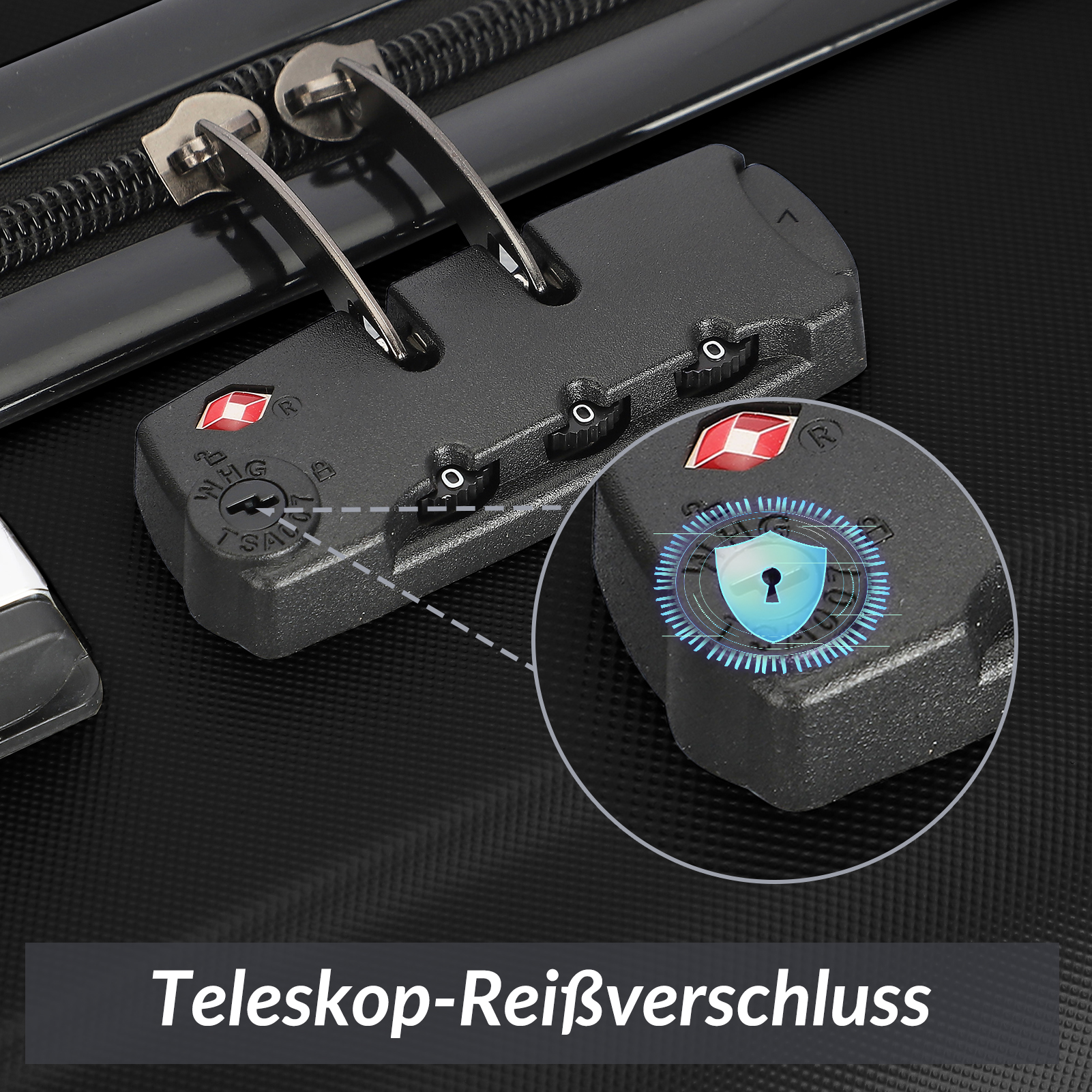 3er-Set Koffer, erweiterbares ABS-Hardside-Koffer-Set, langlebige Gepäcksets mit 4 leisen Rollen 28-24-20 Zoll