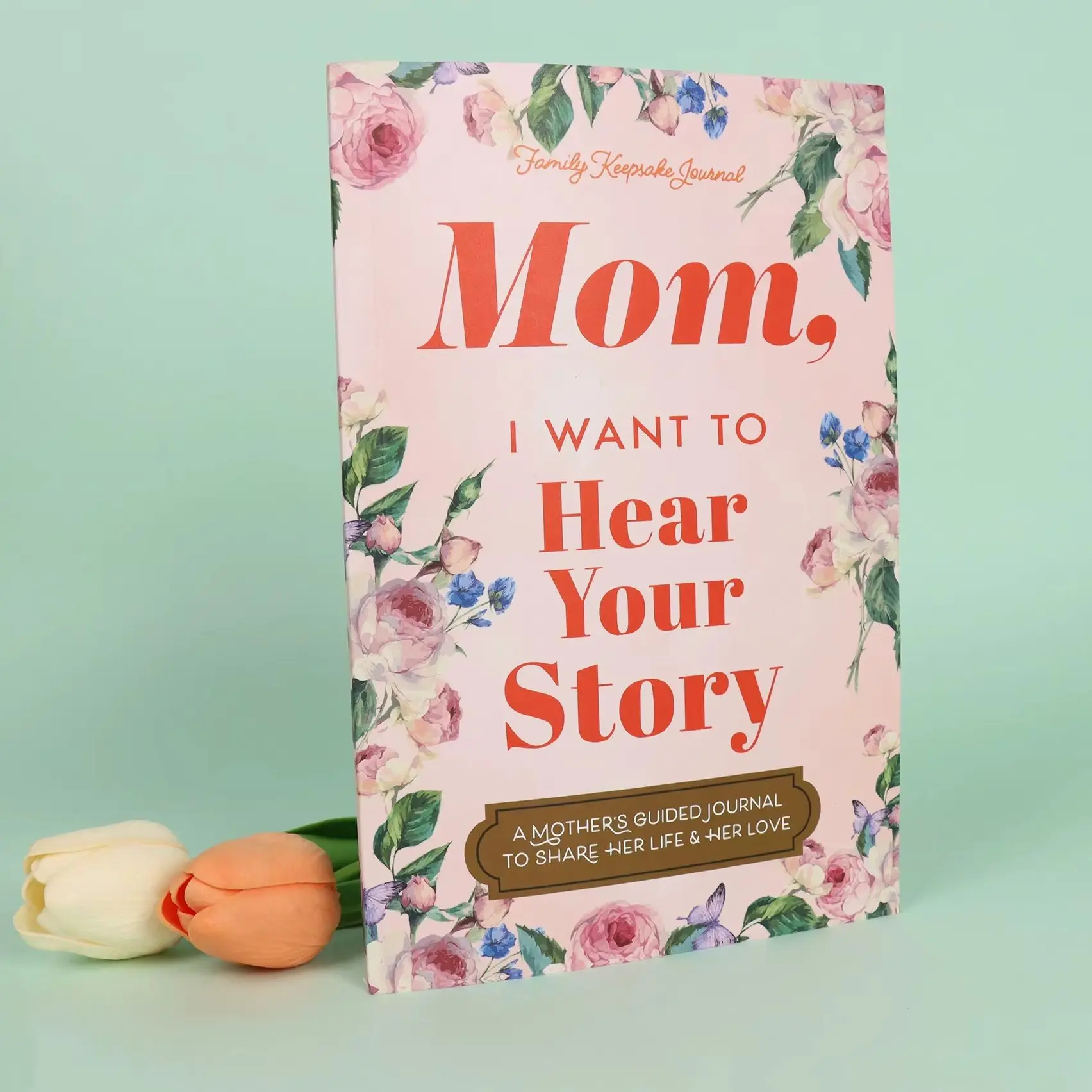 Mama, ich möchte deine Geschichte hören – Das Geschenk Ihrer Mutter werde Papa Mama lieben Leder-Erinnerungsbücher Papa, ich möchte deine Geschichte hören