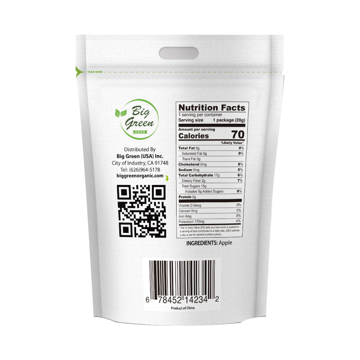Freeze-Dried Apple Slices (12 packs)