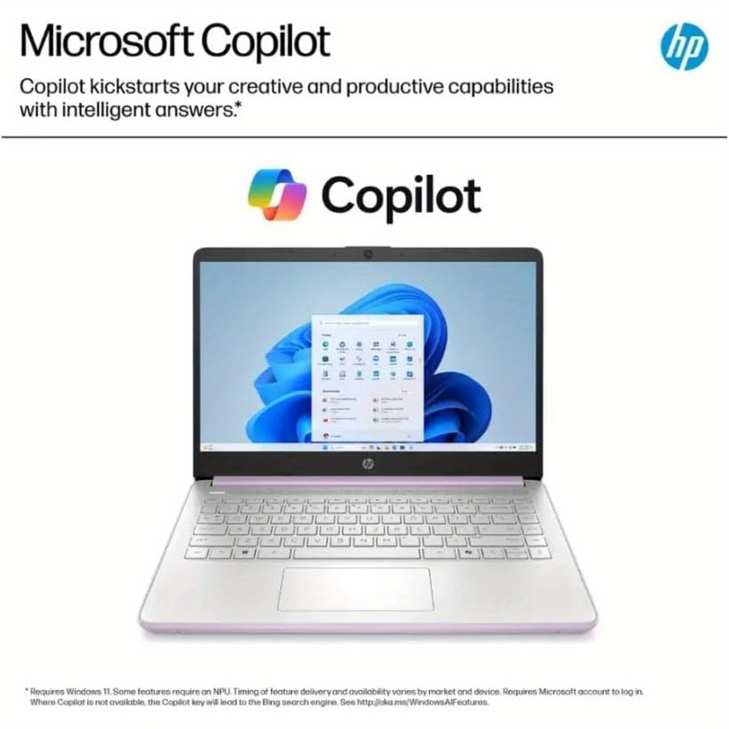 HP 14" HD Business Laptop,Intel Processor N150,Up to 16GB RAM,128GB UFS, Intel Graphics,Wi-Fi 6,Windows 11 S,Honey Lavender