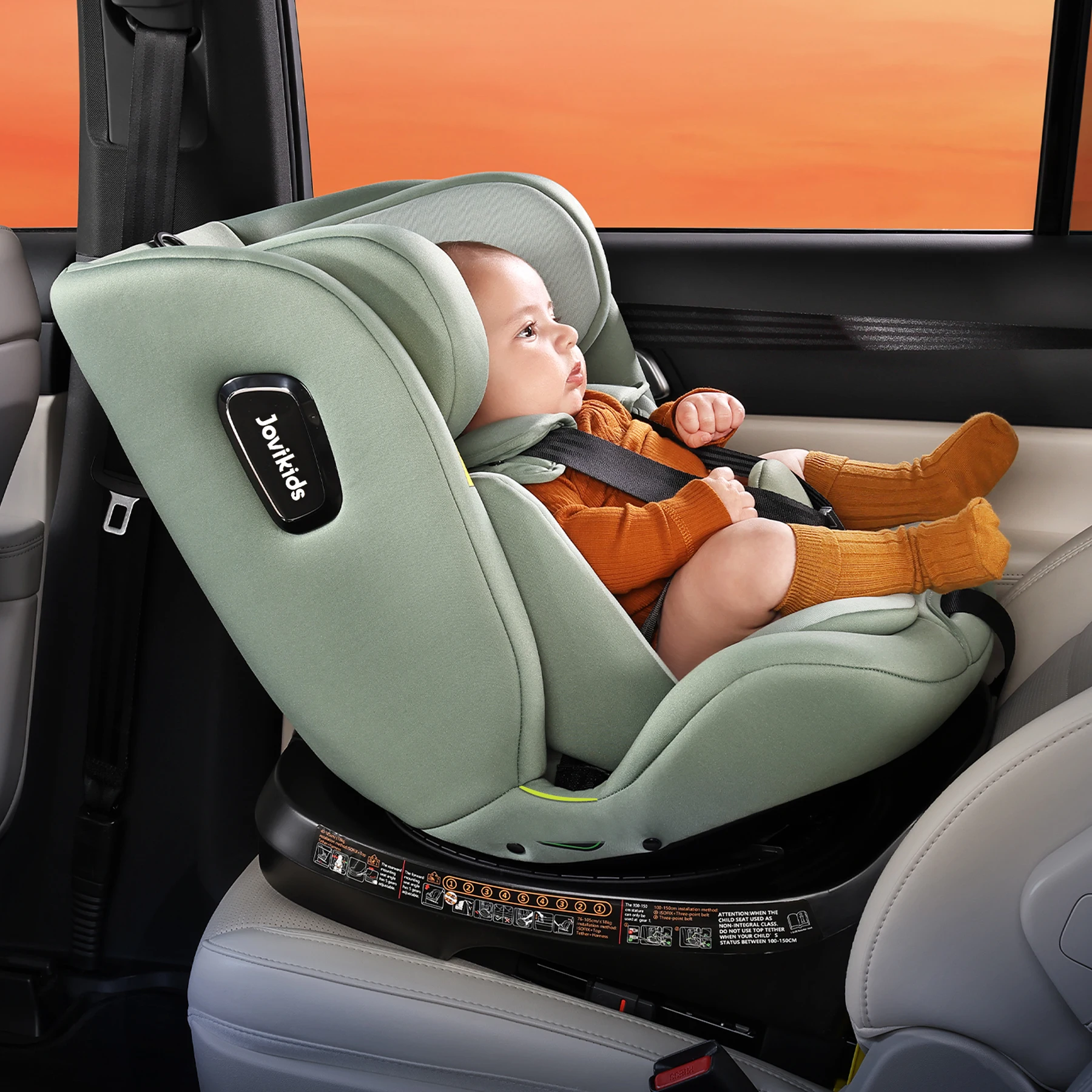 Jovikids Ranger TT 360 °   Siège auto pour nouveau-né pivotant taille i 40-150 cm