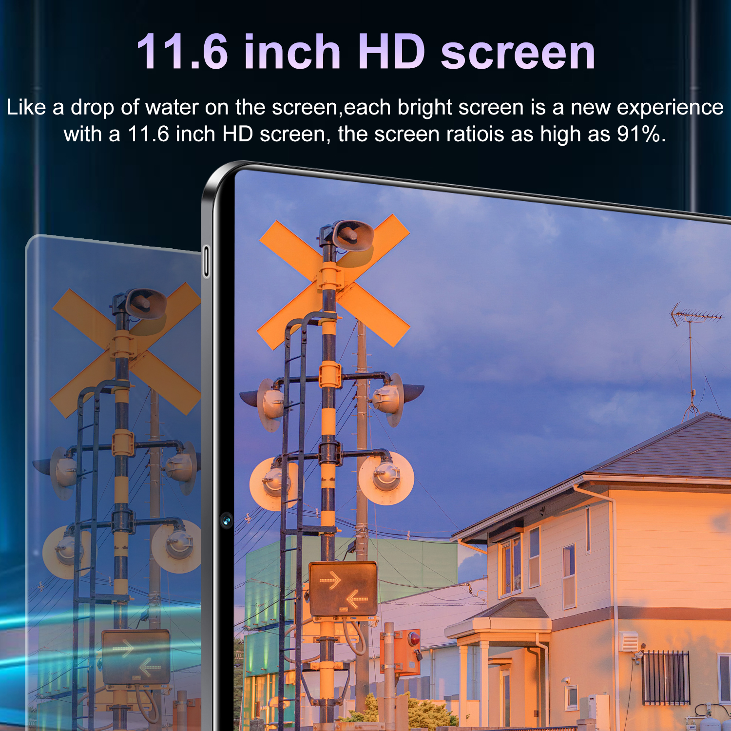 2025 5G Original 11.6inch 16GB RAM 1TB ROM Tablet Android13.0 12000mAh 10core WIFI Bluetooth Network large screen Office Study