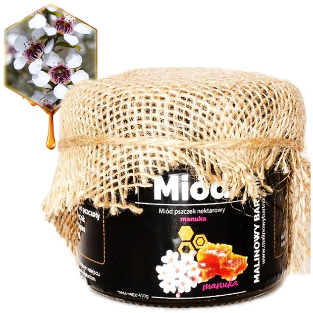 Miód Nektarowy Manuka 250g z MGO 550+ certyfikowany - NAJZDROWSZY