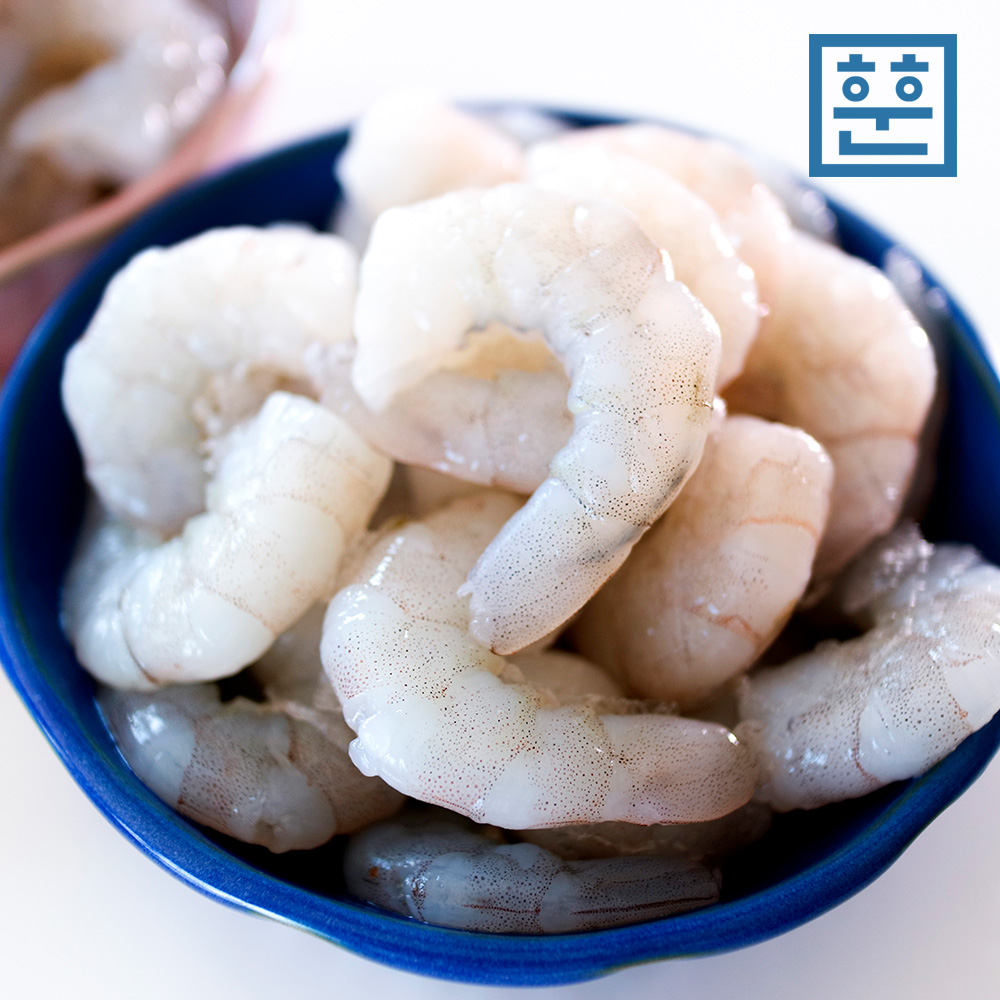 [훈훈수산] 생 새우살 중량 900g 완전 손질 한 생 새우속살 / 다양한크기