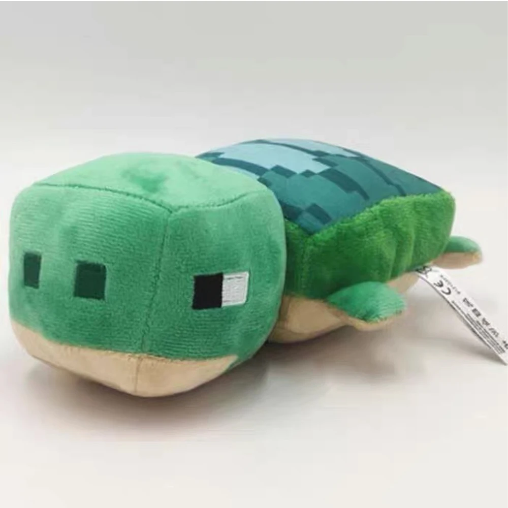 MINISO mignon mosaïque en peluche poupée tortue loup renard jouet poupée dessin animé animaux jouets enfants bébé enfants cadeau de noël