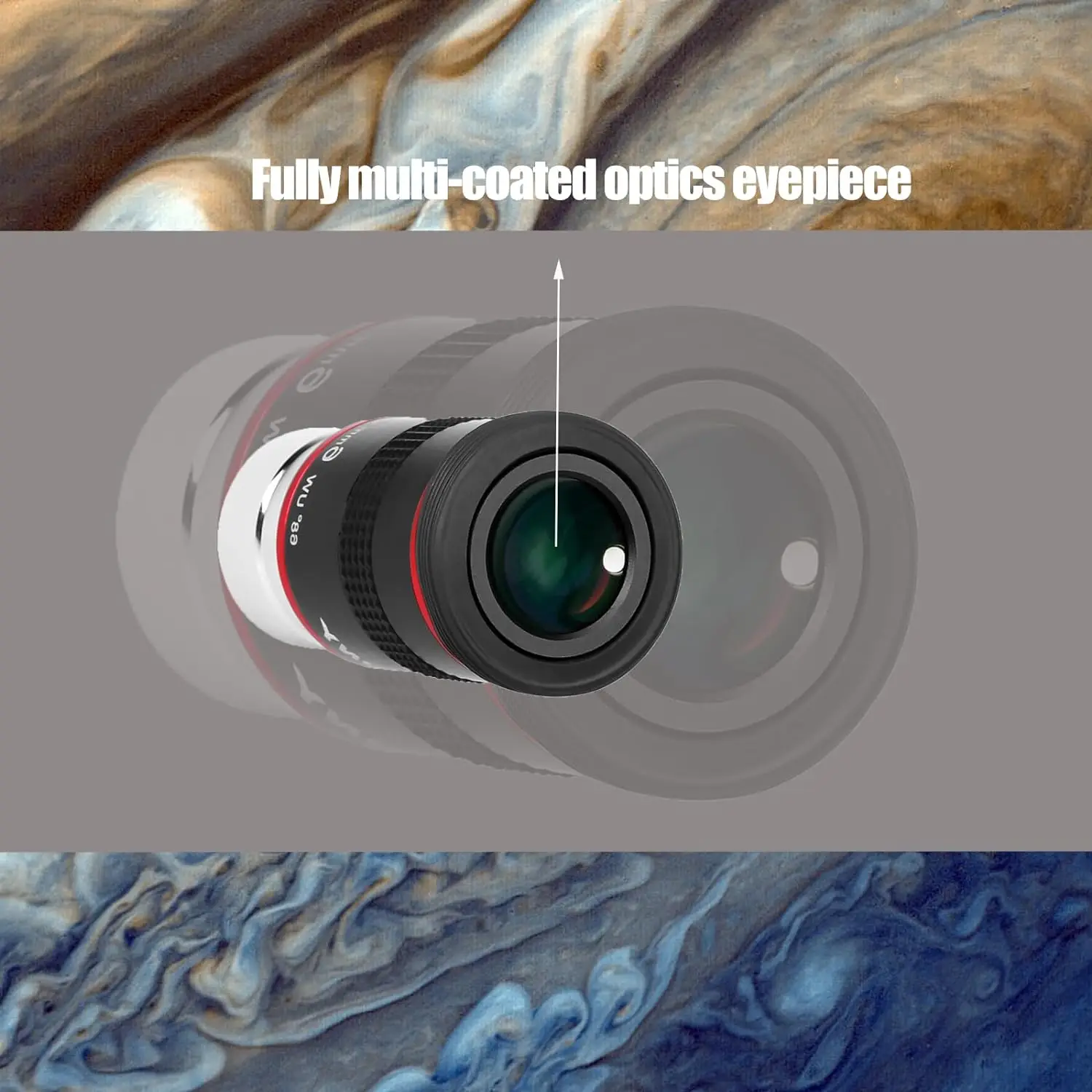 Svbony Ocular telescópico 6/9/15/20 mm Accesorio para telescopio 1,25 "68 grados Juego de oculares UWA para telescopio astronómico