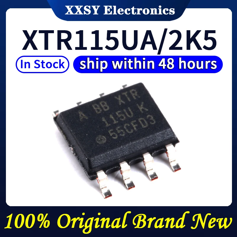 XTR115UA/2K5 SOP8, 100% Original et Neuf, En Stock
