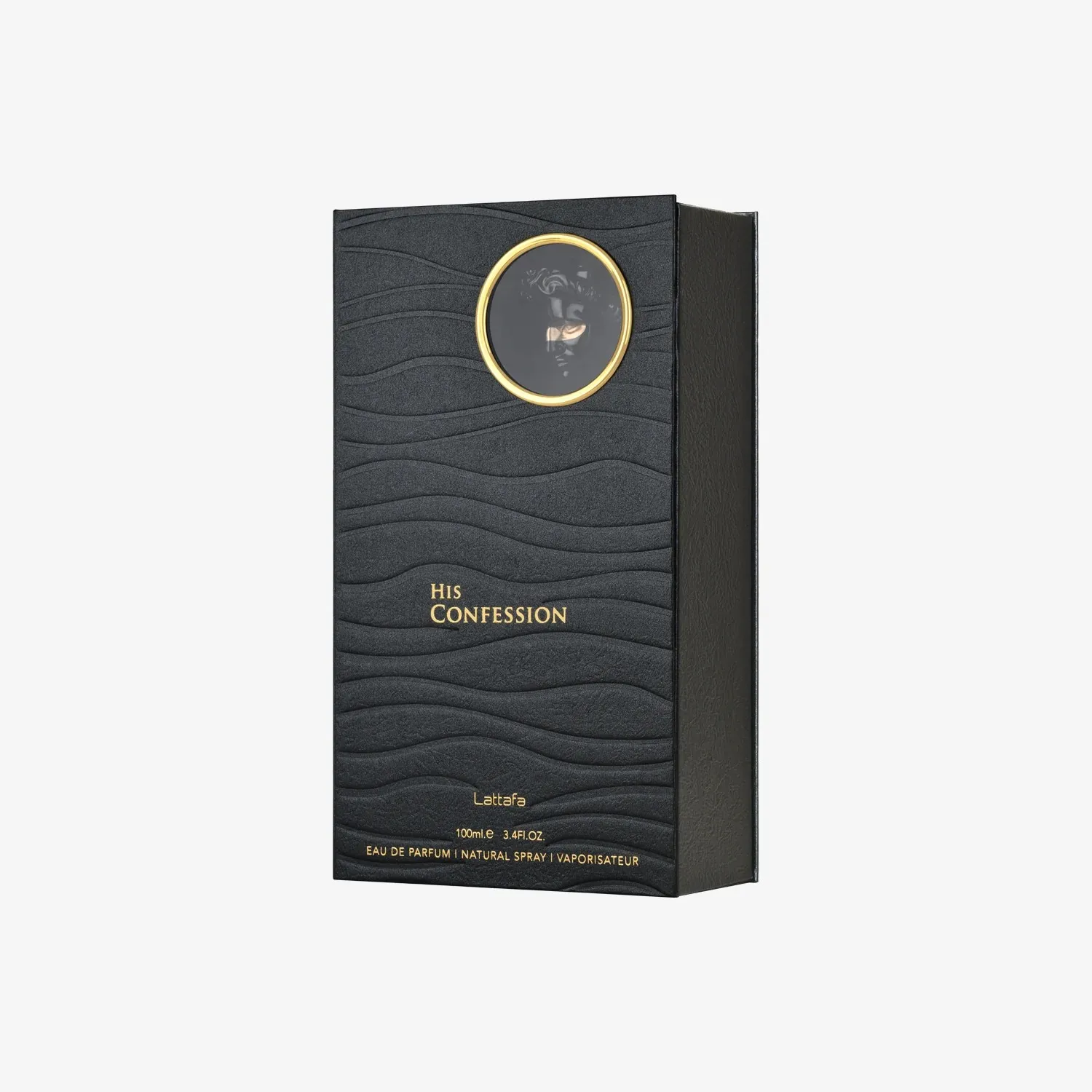 Lattafa His Confession for Men Eau de Parfum Spray, 3.4 Ounce / 100 Ml