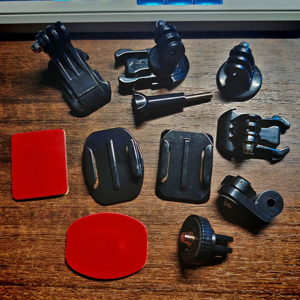 Accessories Kit for Action Camera Quick Release Tripod Adapter Mount Base for Gopro Insta360 AKASO SJCAM DJI Action Accessory