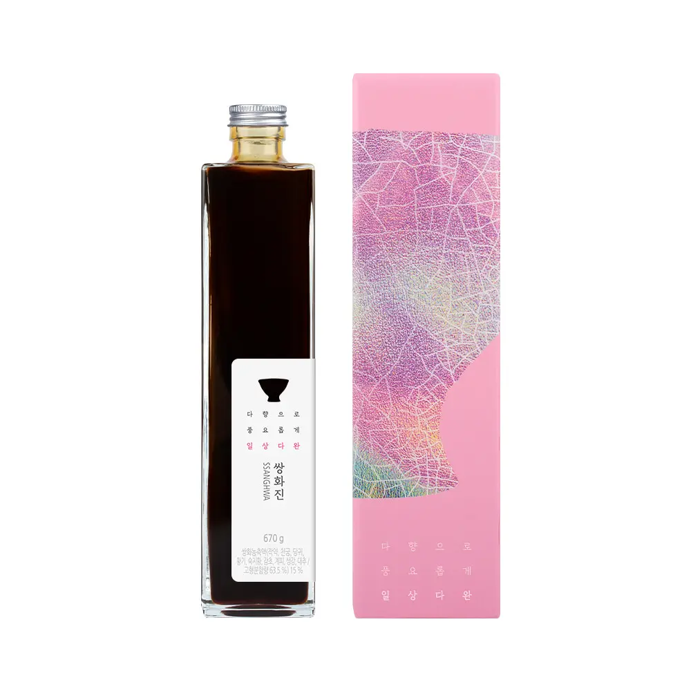 쌍계명차 허니플라워 대형 쌍화진 650g