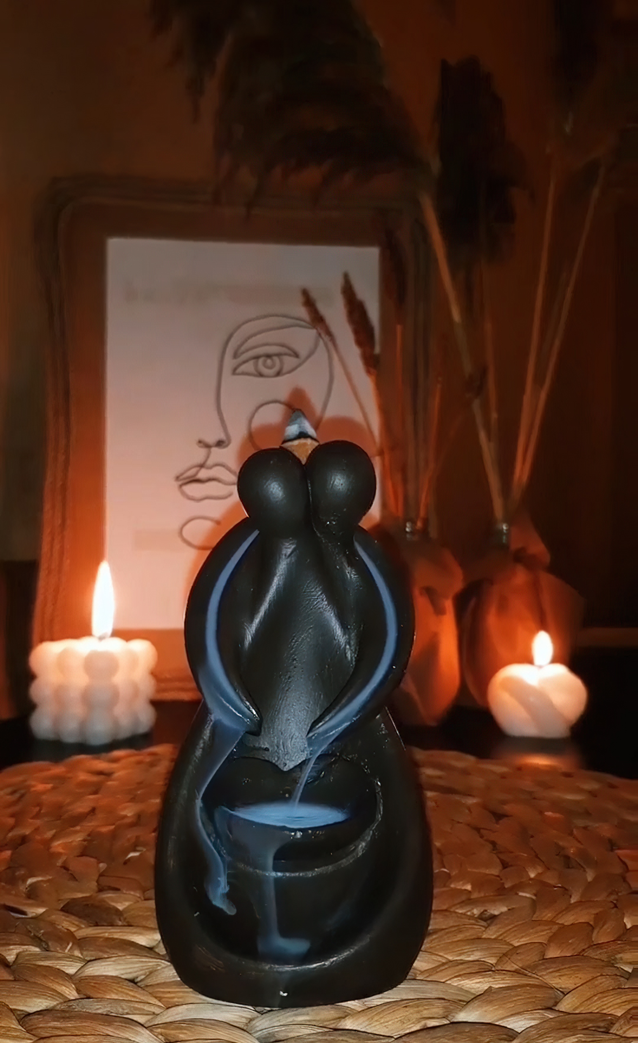 Tempat Dupa Ganda Pembungkus Arus Balik Tempat Dupa Pembakar Asap Pembakar Dupa Tempat Dupa Penyensor