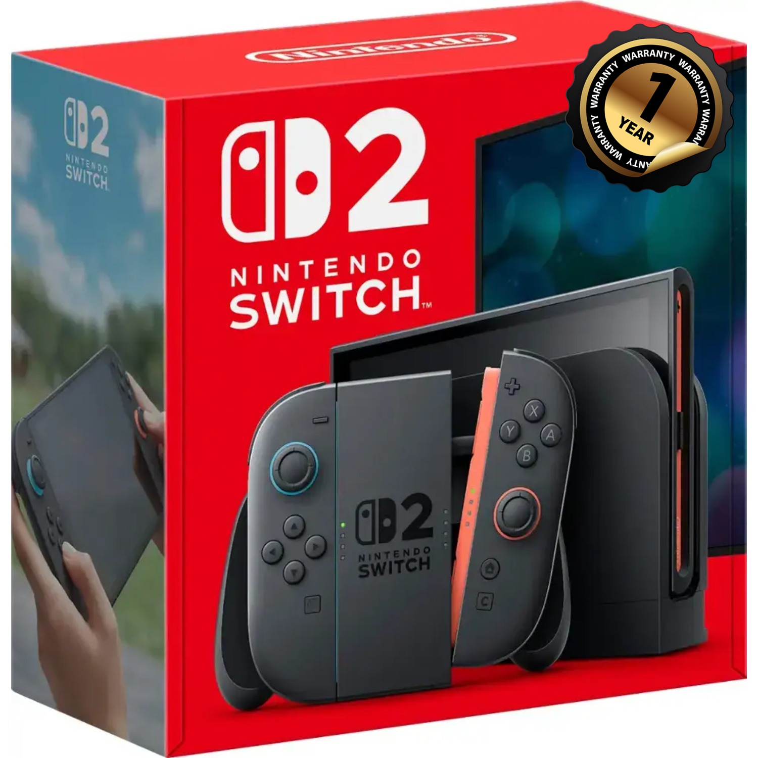 Nintendo Switch 2 System - Multi - Hong Kong Version (HK Charger with HK to US Plug Adapter)