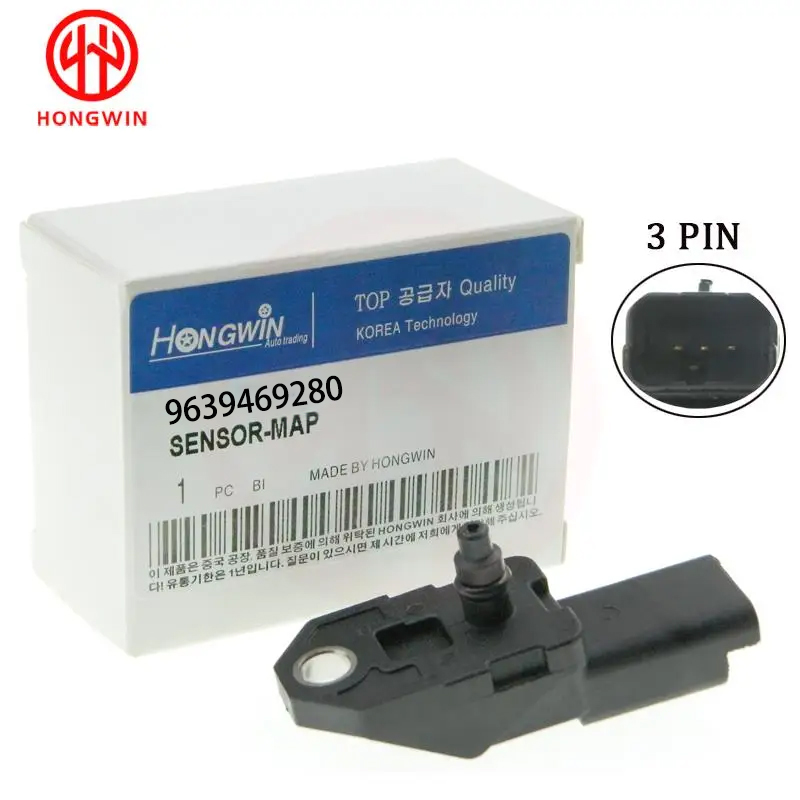 Mới Đa Tạp Turbo Tăng Áp Bản Đồ Cảm Biến 2.5Bar Cho Đồng Hồ C3 C4 C5 C8 Công Văn II Jumpy III OEM 9639027480 1920.CZ 1256481