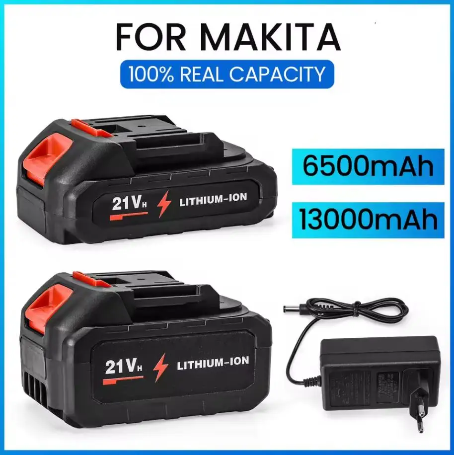 13000mah para makita substituição de íon de lítio compatível makita bl1860b bl1860 bl1850 bateria recarregável da ferramenta elétrica