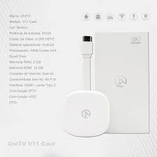 UniTV V11 CAST - TV BOX - ENVIO IMEDIATO - BRASIL - LIBERADOR DE CANAIS