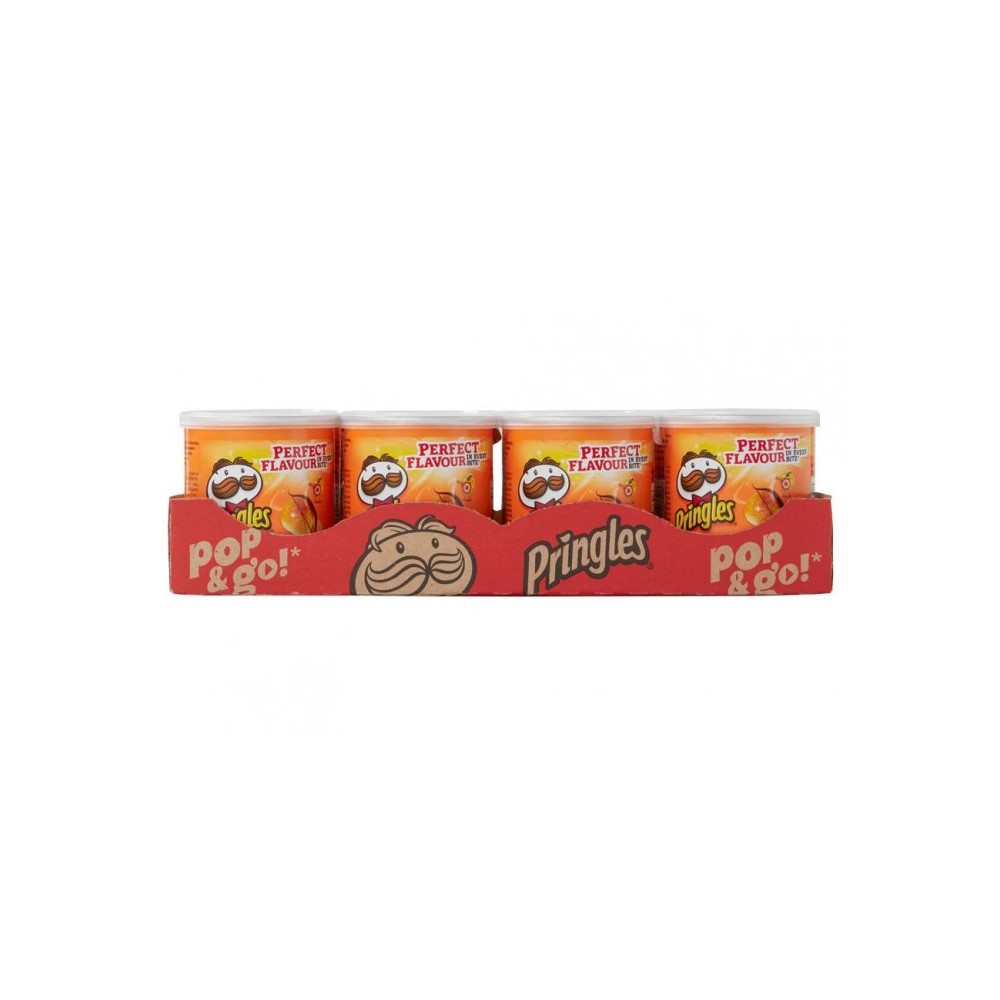 Pringles Batata frita, Bandeja Sabor, 12 latas de 40 gr