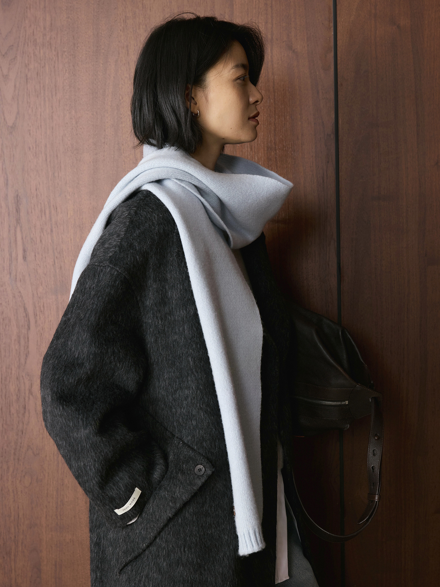 SEIZPROJECTS классический мягкий шарф унисекс из натуральной шерсти