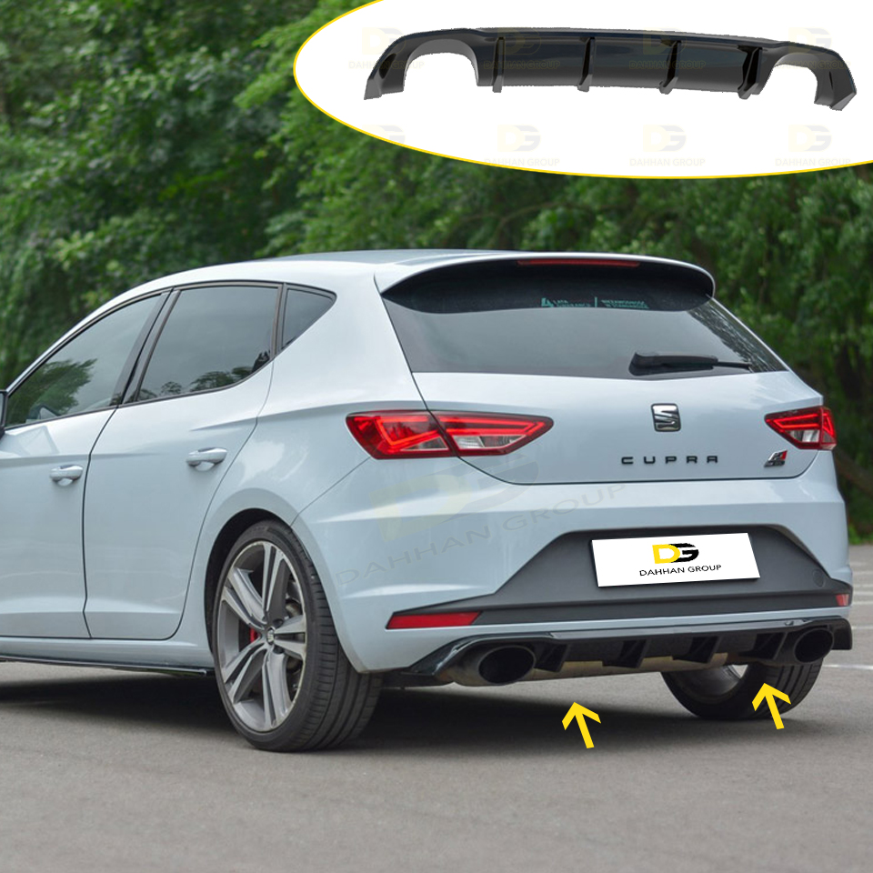 Ghế Ngồi Leon 2012 - 2016 MK3 Cupra Max Thiết Kế Phía Sau Máy Khuếch Tán Tinh Dầu Trái Và Phải Đơn Đầu Ra Piano Đen Bóng Bề Mặt nhựa FR Bộ