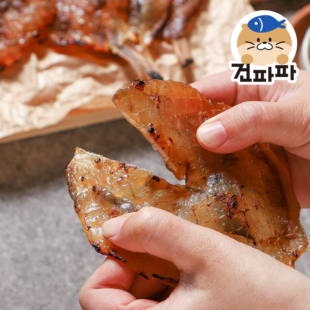 파파 맛있는 건어물 간식 주전부리 아귀포 100g+100g