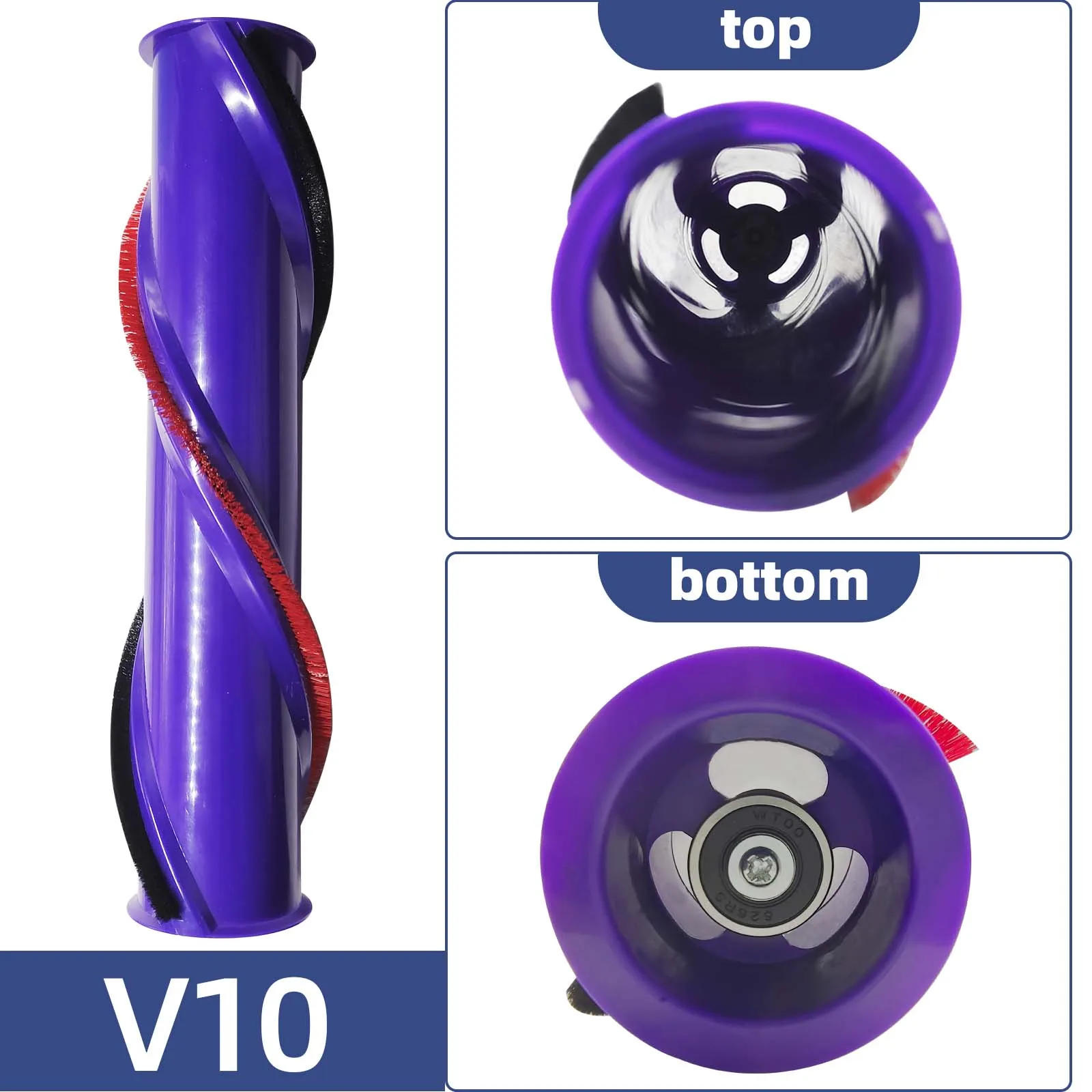 Mềm Mại Cán Bàn Chải Thảm Brushroll Thanh Cho Dyson V6 V8 V10 V11 Hút Dự Phòng Một Phần Phụ Kiện Thay Thế
